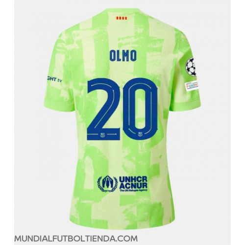 Camiseta Barcelona Dani Olmo #20 Tercera Equipación Replica 2024-25 mangas cortas